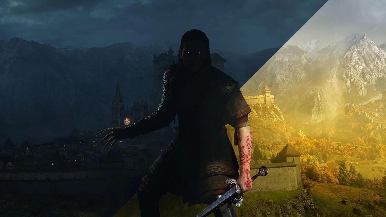 Wystarczył dzień, a w Dawnwalkera już możecie grać jako Geralt. Jeden z fanów szybko wmodował wiedźmina do wampirzego RPG-a, źródło grafiki: Rebel Wolves.