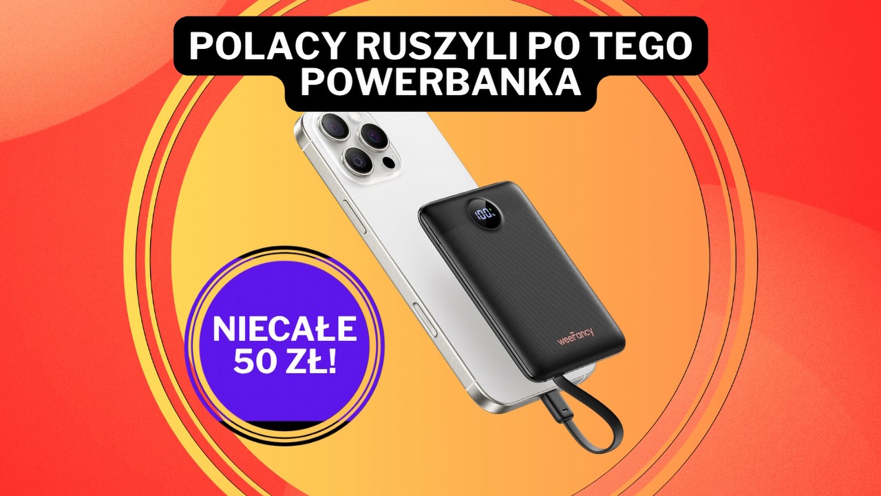 „Dobrze, że kupiłem dwa”. Powerbank wielkości karty kredytowej ma pojemność 10 000 mAh i kosztuje niecałe 50 zł, źródło grafiki: WeeFancy.