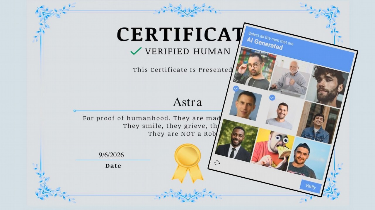 GPT-6 Astra przeszło wszystkie 48 poziomów CAPTCHA. Ostatnia obrona przed botami właśnie zaczyna pękać, źródło grafiki: X: @sharifshameem / Neal.fun.