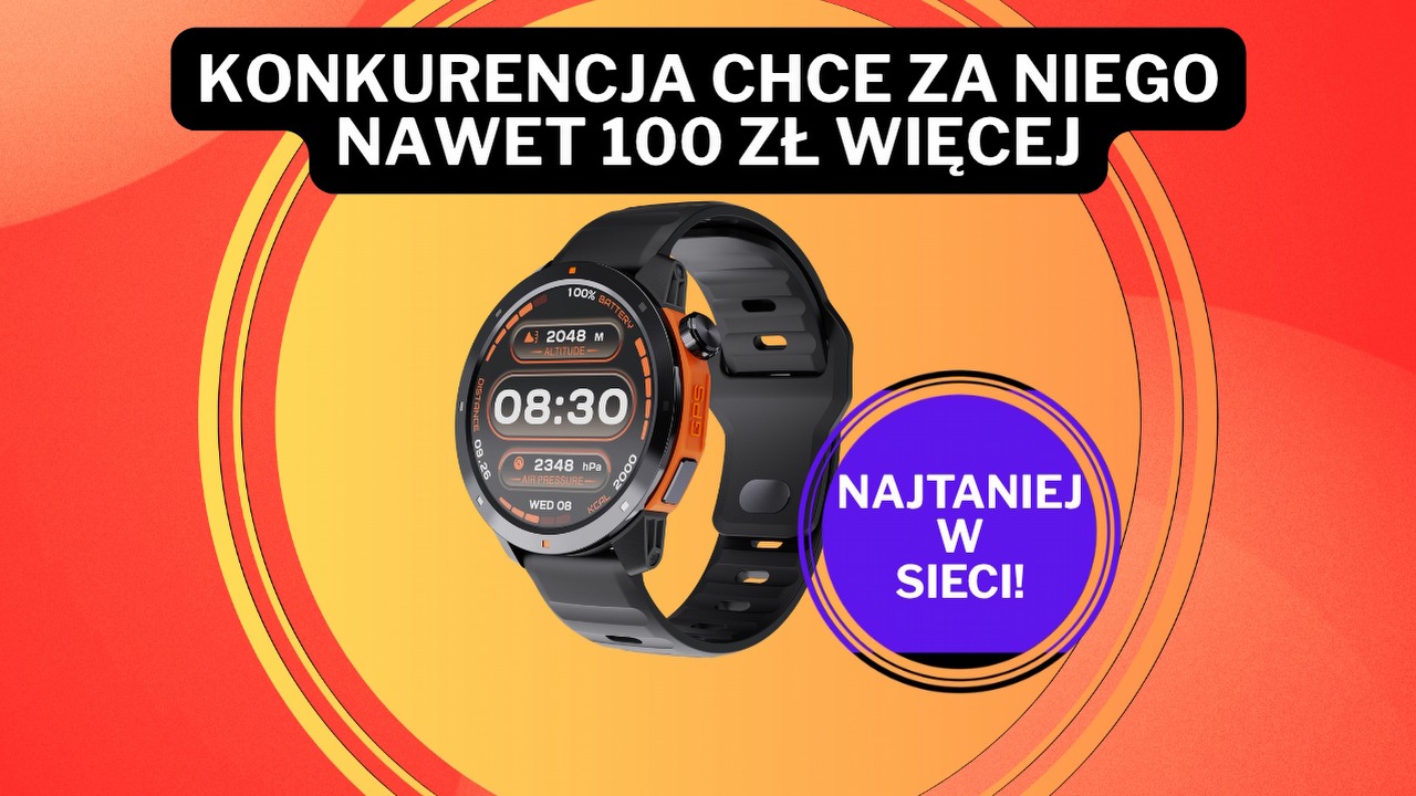Rekordowa promocja na polski smartwatch, który „nie ustępuje produktom za 2 tys. zł”! Kiano Watch z AMOLED-em i GPS-em kosztuje teraz tylko 99 zł, źródło grafiki: Kiano.