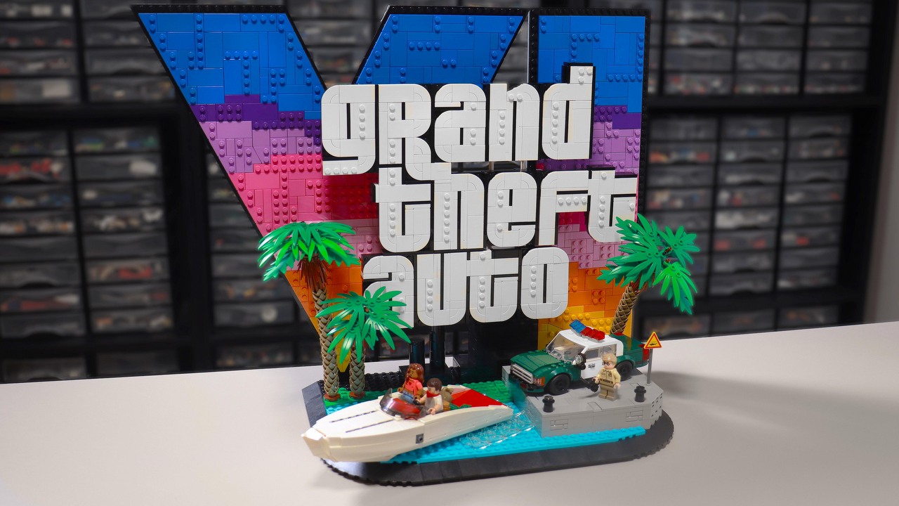 Zestaw LEGO z GTA 6, który możesz już sam złożyć. Fanowska diorama, przy której oficjalne zestawy wyglądają blado, źródło grafiki: reddit.