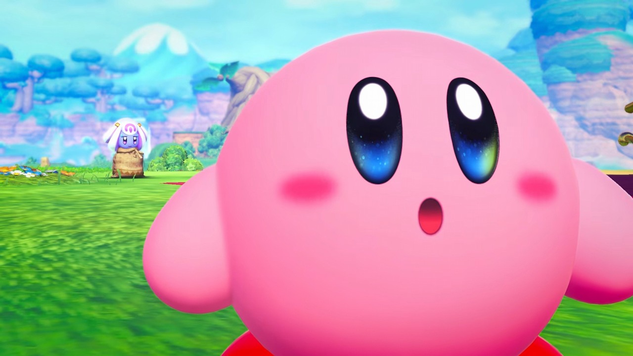 Wielka różowa kulka powraca w zupełnie nowej grze z kultowej serii. Kirby and the World Beyond wygląda prześlicznie, źródło grafiki: Nintendo.