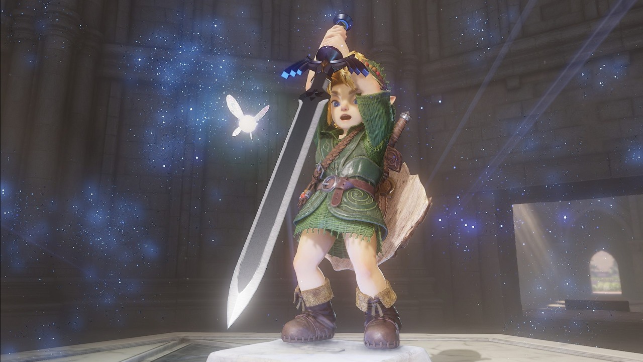 Weteran broni grafiki The Legend of Zelda: Ocarina of Time Remake. Zobacz 6 minut rozgrywki i unikaj pułapek skalperów, źródło grafiki: Nintendo.