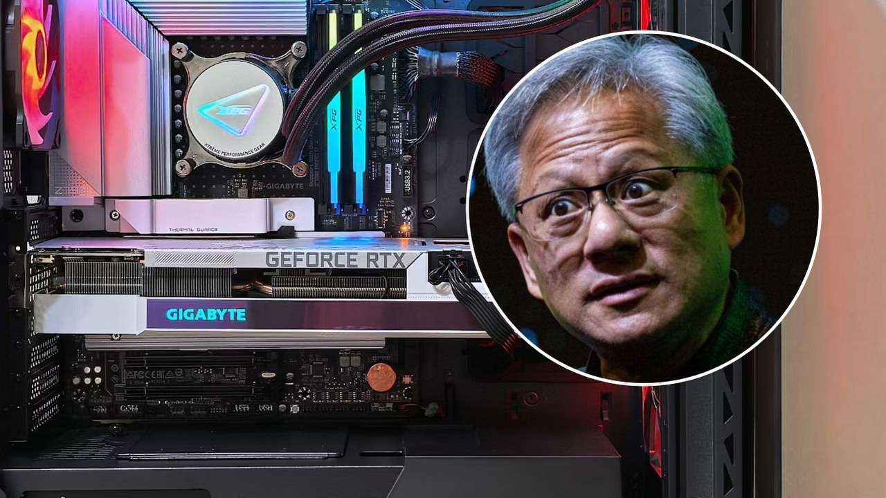 GeForce RTX 60 brzmi jak odległa przyszłość, ale nowa plotka sugeruje, że NVIDIA może mieć inny plan, źródło grafiki: Unsplash.com: Andrey Matveev; 2025 / YouTube: Moore's Law is Dead; 2026.