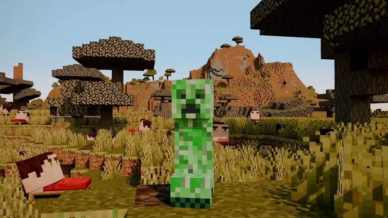 Minecraft przyprawił GPT-6 Astra o głęboki kryzys, odbierając AI jakąkolwiek motywację do dalszej gry, źródło grafiki: Mojang Studios / Microsoft.