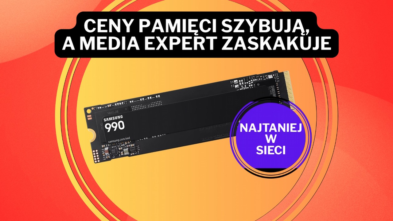 Pozostało 13 dni, choć zapasy mogą skończyć się wcześniej! Ten dysk SSD Samsunga jest rekordowo tani w Media Expert, źródło grafiki: Samsung.