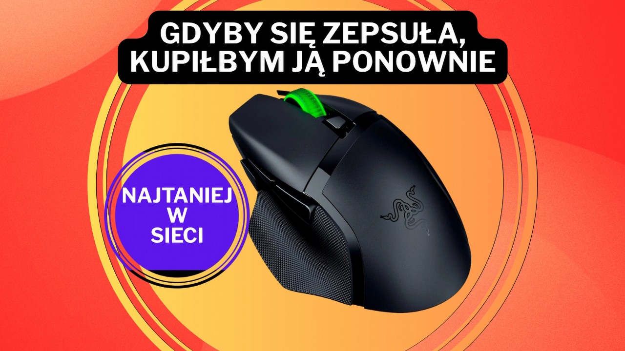 To „najlepsza mysz wszech czasów”! Sam katuję ją od ponad 2 lat i trudno mi się z tym nie zgodzić. Teraz jest najtańsza w sieci, źródło grafiki: Razer.