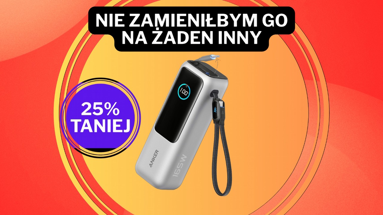Król powerbanków niemal 100 zł taniej niż w innych sklepach! Amazon wyprzedaje potwora z 25 000 mAh, 165 W i ponad 12 tys. ocen, źródło grafiki: Anker.