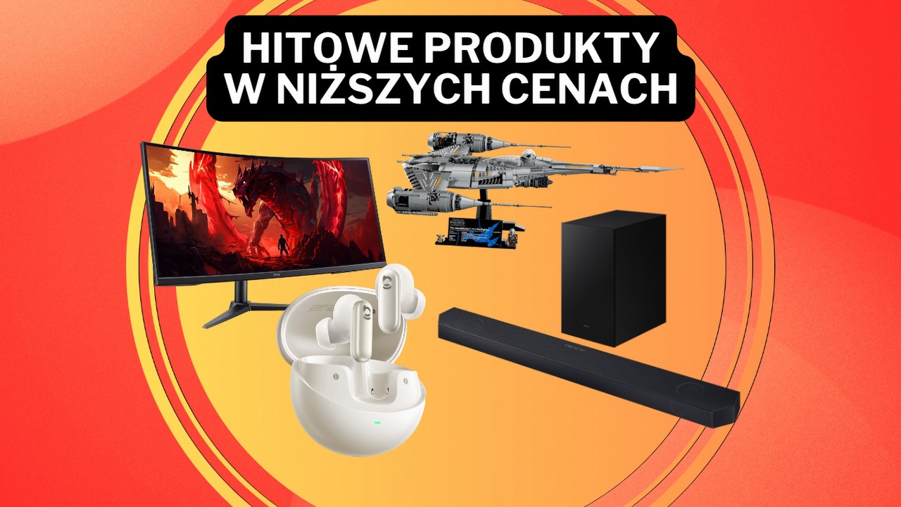 Media Expert poszło na całość! LEGO najtaniej w sieci, bestsellerowa mysz za 70 zł i soundbar 500 zł taniej, źródło grafiki: Acer / Baseus / LEGO / Samsung.