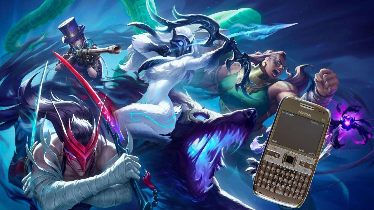 Stworzył LoL-a w wersji Java na Nokię sprzed 17 lat. A wszystko to w stabilnych 30 FPS-ach i z siermiężnym sterowaniem, źródło grafiki: Riot Games.