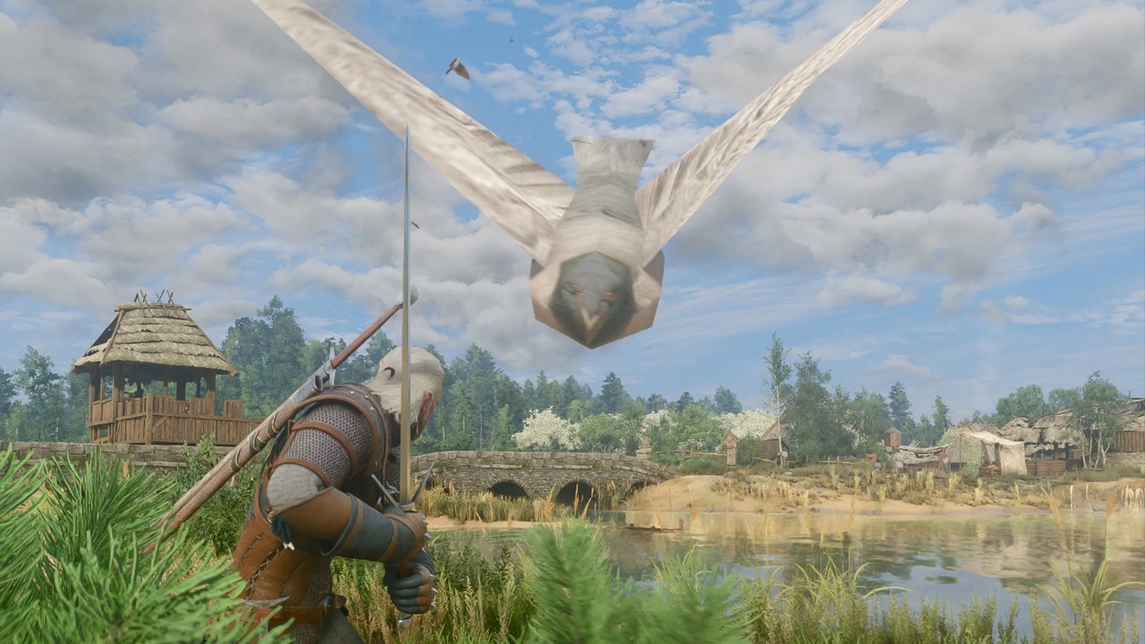 Kultowy gołąb z Wiedźmina 3 przejmuje całą grę. Pamiętacie ten mem? Zobaczcie, co z nim zrobili moderzy, źródło grafiki: CD Projekt RED..