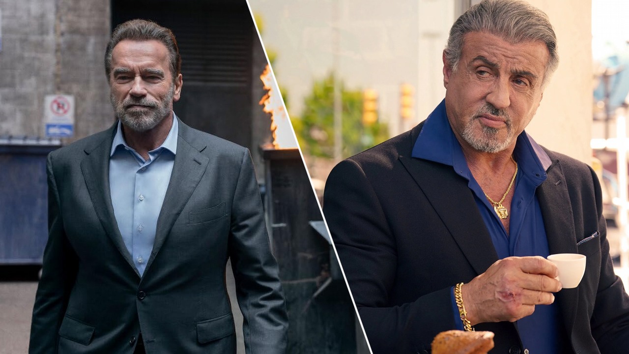 Po Schwarzeneggerze i Stallonie: teraz kolejna kultowa gwiazda filmów akcji kręci swój pierwszy serial telewizyjny, źródło grafiki: Fubar, Nick Santora, Netflix, 2023 / Tulsa King, Terence Winter, Paramount Television Studios, 2026.