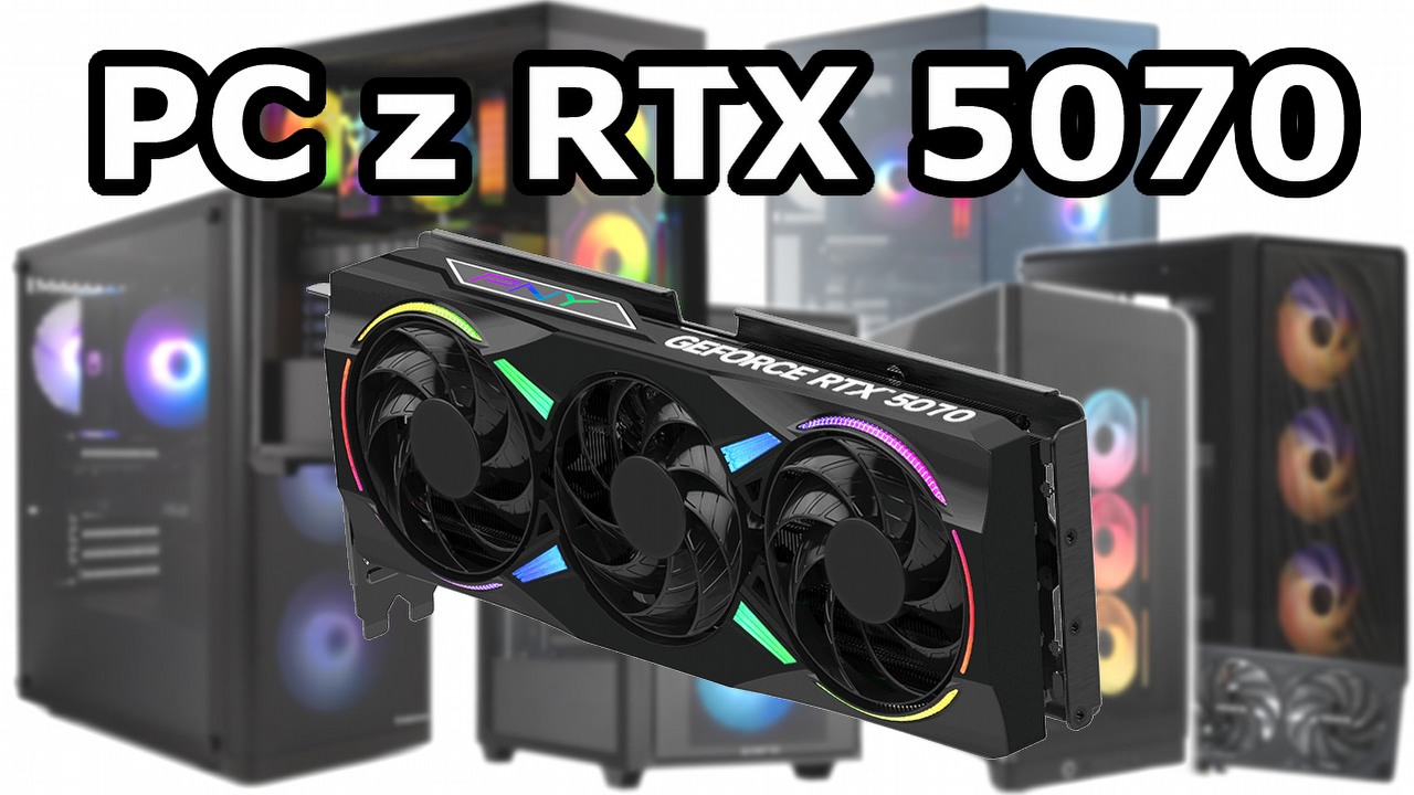 Jaki komputer gamingowy w super cenie z GeForce RTX 5070? Szybkie porównanie 6 PC z polskich sklepów, źródło grafiki: MSI.