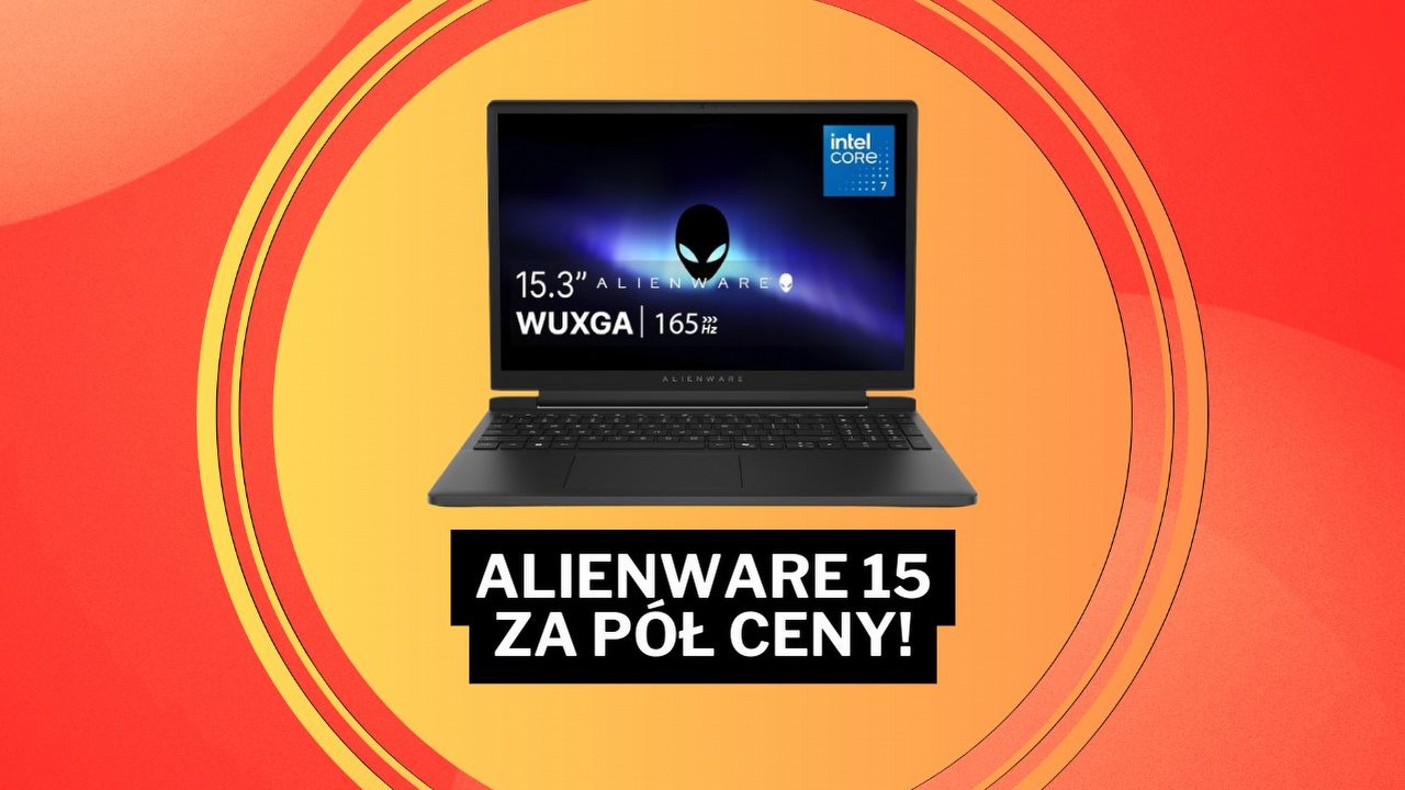 Amazon dał do pieca! Laptop z Intel Core 7 240H i kartą RTX 5050 taniej o ponad 4000 zł z okazji Prime Day, źródło grafiki: Alienware.