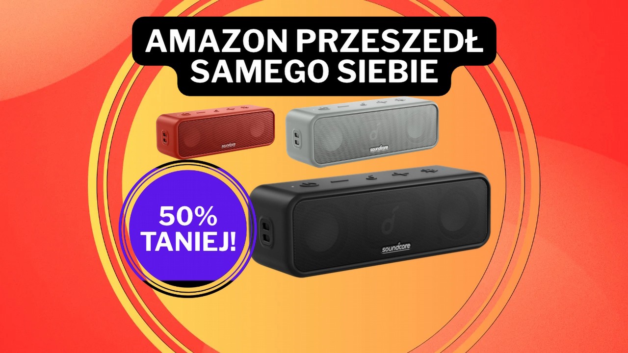 „Zamówiłem aż 3 sztuki” i „W tej cenie nie ma nic lepszego” - Polacy zachwycają się tym głośnikiem Ankera, a Amazon właśnie obniżył jego cenę o 50%, źródło grafiki: Anker.