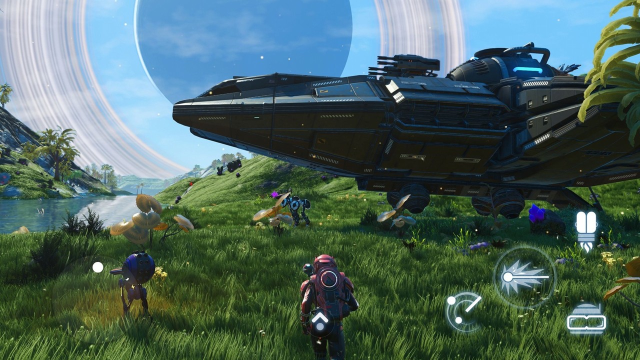 No Man's Sky udowadnia, że ogromne gry nie muszą zajmować dziesiątek gigabajtów. Port na iPhone'a zaskakuje, źródło grafiki: Hello Games.