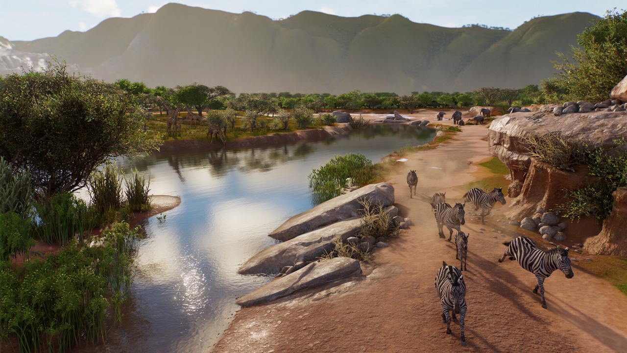Planet Zoo 2 z „mieszanymi” recenzjami na Steamie. Gracze chwalą nowości, ale narzekają na błędy i skromny wybór zwierząt, źródło grafiki: Frontier Developments.