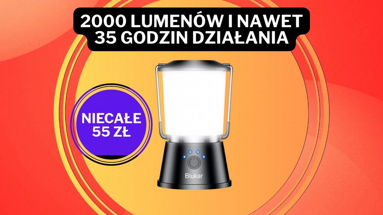 „Kupiliśmy cztery sztuki”. Użytkownicy Amazona zachwycają się lampką za 54 zł, która może świecić nawet 35 godzin, źródło grafiki: Blukar.