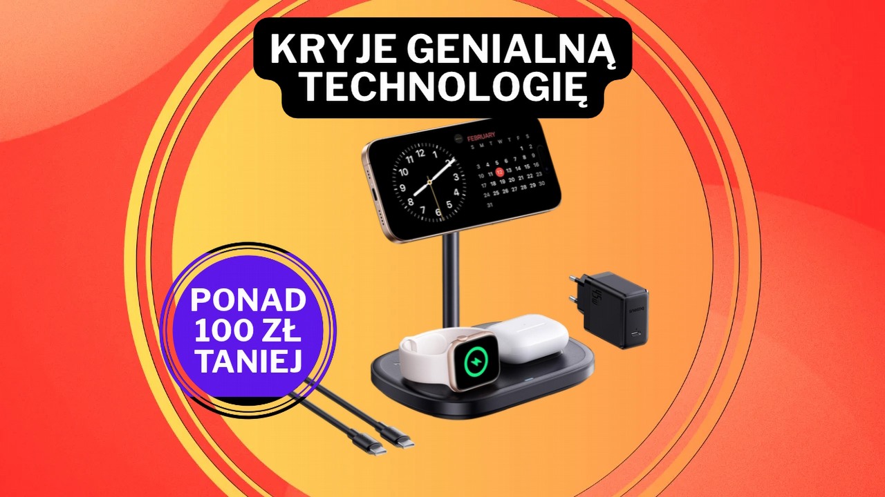 Ponad 100 sztuk już sprzedanych! Amazon obniżył cenę technologicznego cudeńka z Qi2, wentylatorem i ładowarką 45 W, źródło grafiki: Baseus.