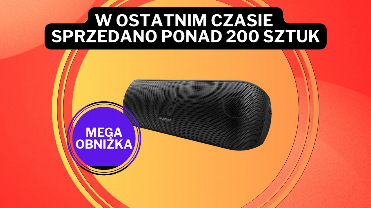 Amazon właśnie przebił Prime Day! Głośnik „100 razy lepszy od droższego JBL-a” w fenomenalnej promocji. Sprzedano już ponad 200 sztuk, źródło grafiki: Anker.