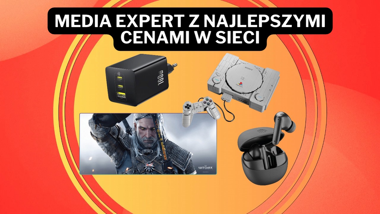 Obniżki do 600 zł i kilka cenowych perełek w Media Expert! Słuchawki z ANC za 40 zł, LEGO PlayStation i gadżety z Wiedźmina, źródło grafiki: Good Loot / Baseus / LEGO / CellularLine.