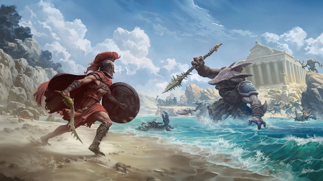 Wielki rywal Diablo 4 i PoE 2 ostrzy pazury przed premierą. Twórcy Titan Quest 2 wycofali się z „kontrowersyjnej” decyzji, źródło grafiki: Grimlore Games.