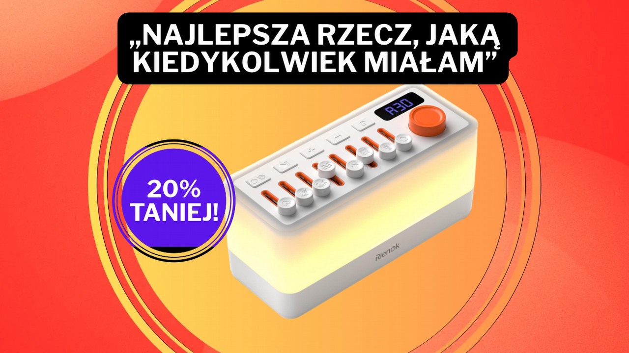 „Pomaga mi przetrwać noc”. Ten niepozorny głośnik za 75 zł zachwyca osoby cierpiące na bezsenność i rodziców dzieci z autyzmem, źródło grafiki: Rienok.