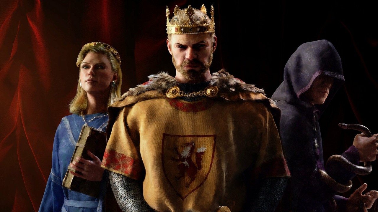 Gracz pożarł papieża w Crusader Kings 3.