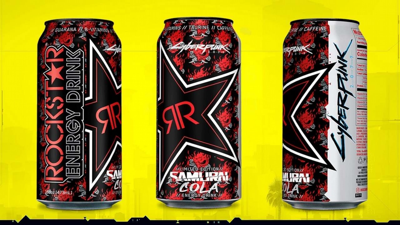 Cyberpunk 2077 otrzyma własny napój energetyzujący.