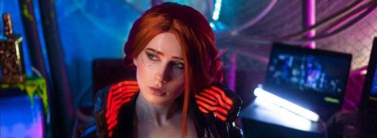 Triss Merigold w cyberpunkowej wersji; zobaczcie unikalny cosplay, źródło grafiki: Instagram / likeassassin.