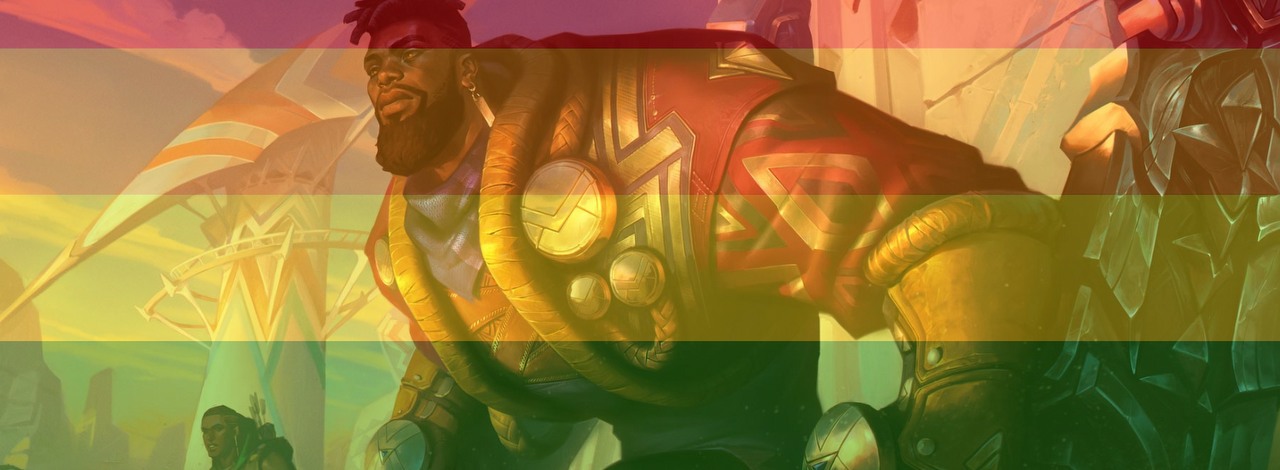 W rosyjskojęzycznym LoL-u nie ma gejów, są tylko przyjaciele, źródło grafiki: Riot Games.