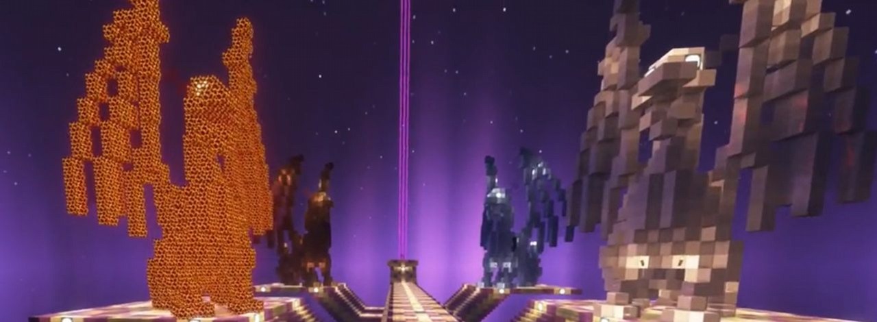 Przez 150 godzin niszczył cały świat w Minecrafcie, by stworzyć go na nowo, źródło grafiki: Reddit | DinguPingu..