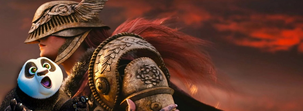 Malenia, najgroźniejsza przeciwniczka z Elden Ring, doczekała się świetnego cosplayu, źródło grafiki: FromSoftware, Kung Fu Panda, Mark Osborne, John Stevenson, DreamWorks Animation, 2008.