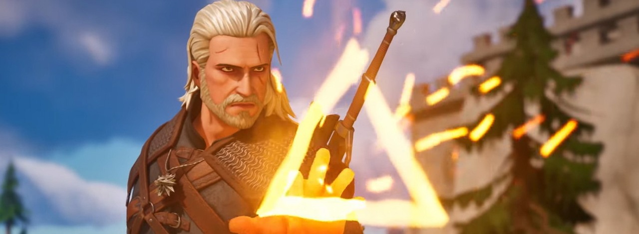 Wiedźmin trafił do Fortnite'a; reakcja graczy Was zaskoczy, źródło grafiki: Epic Games.
