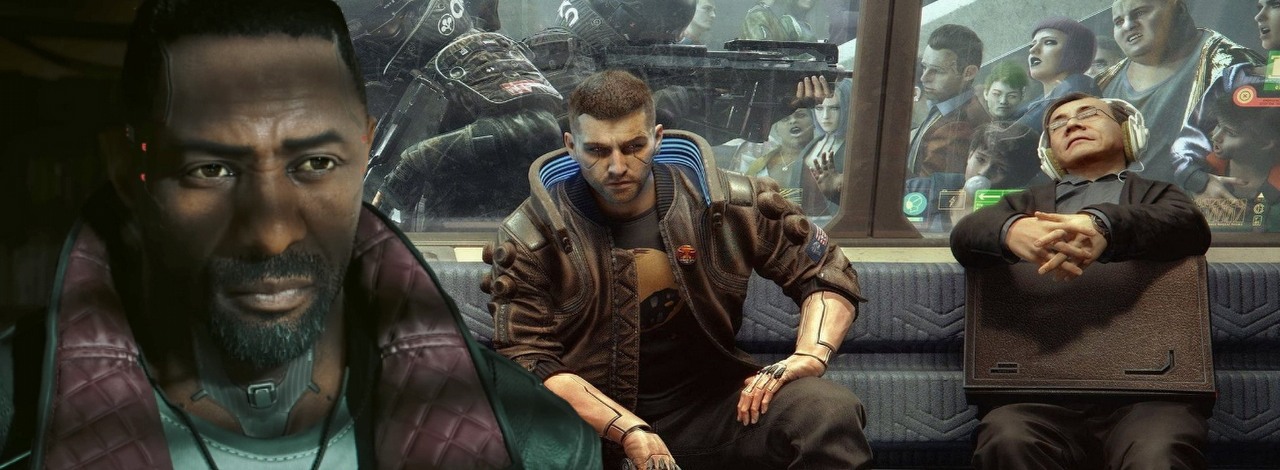 CDP Red trafiło w dziesiątkę; fani zachwyceni Idrisem Elbą w Cyberpunku 2077, źródło grafiki: CD Projekt RED.