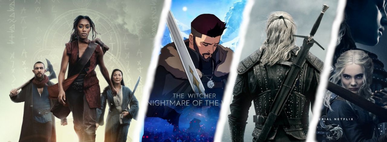 Chronologia seriali Wiedźmin zwizualizowana na obrazku, fan zebrał to do kupy, źródło grafiki: Netflix.