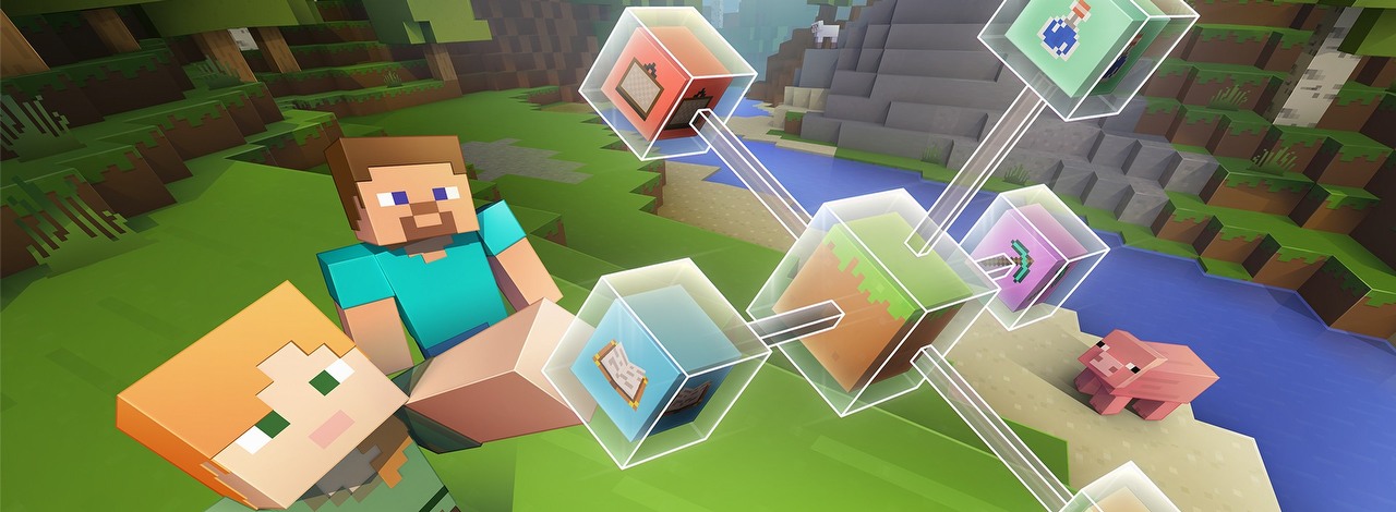 Minecraft uczy ukraińskie dzieci języka polskiego, źródło grafiki: Mojang Studios | Microsoft Game Studios..