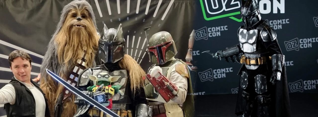 Batman i Robin w świecie Star Wars; bohaterowie odwiedzili odległą galaktykę, źródło grafiki: tdr1411 | Instagram.