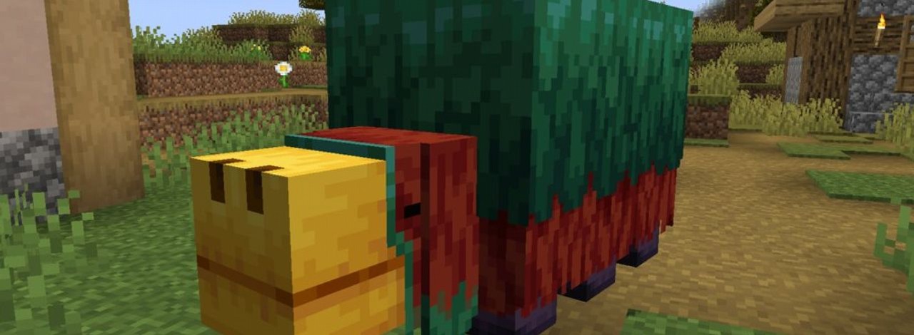 Tak w Minecrafcie będzie zachowywał się Sniffer, większość graczy jest zachwycona, źródło grafiki: minecraft.net.