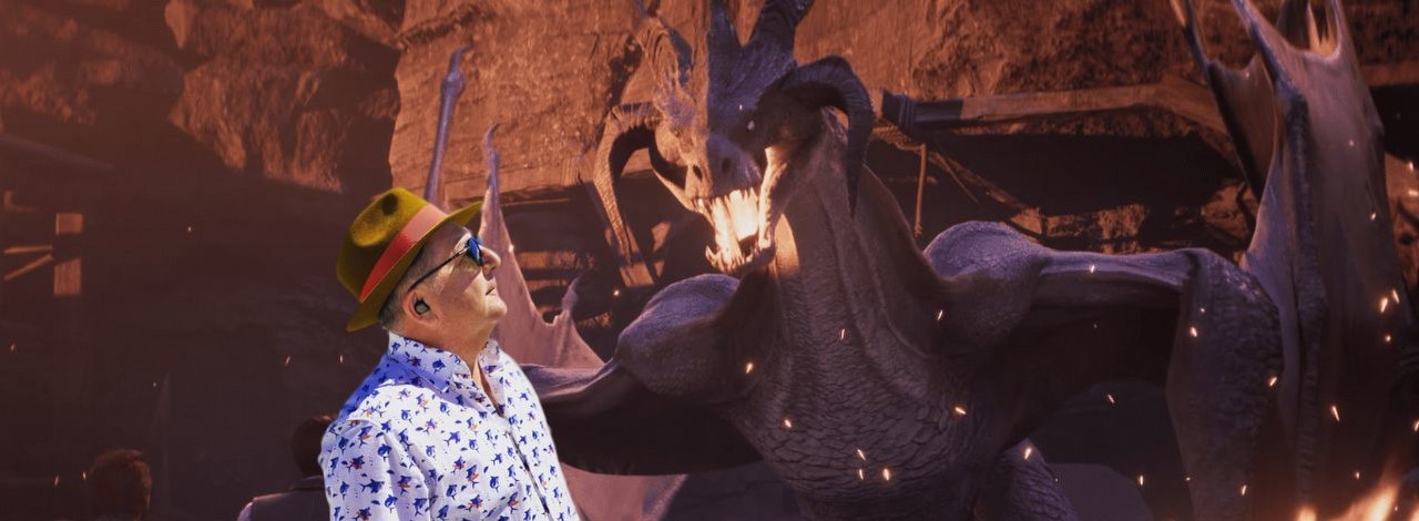 Tego brakowało Hogwarts Legacy, Robert Makłowicz wrzucony do gry, źródło grafiki: Instagram: robertmaklowicz_official / Warner Bros.
