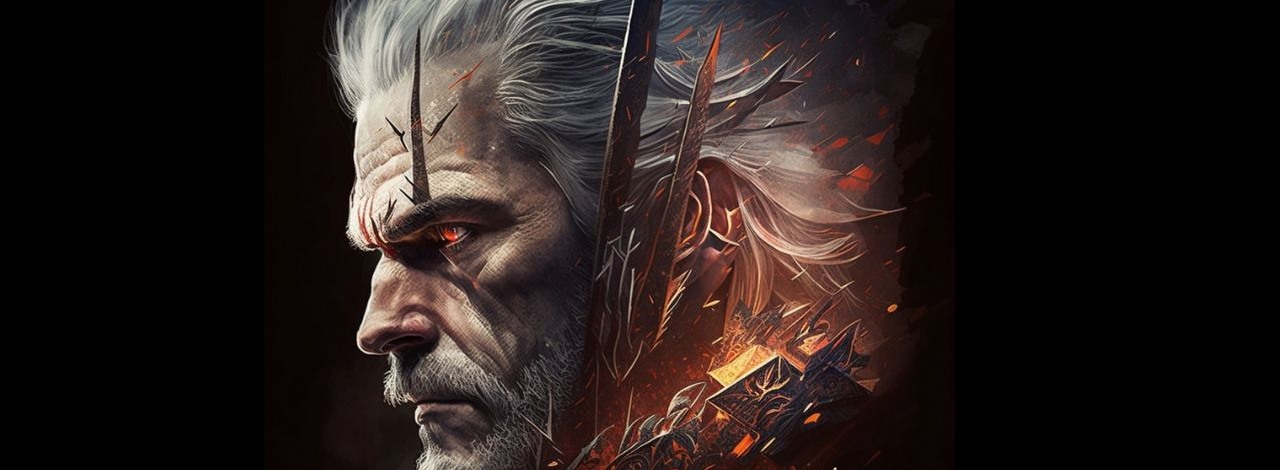 Jaką historię opowie i gdzie zabierze nas Wiedźmin 4? Zapytaliśmy AI, źródło grafiki: Midjourney.