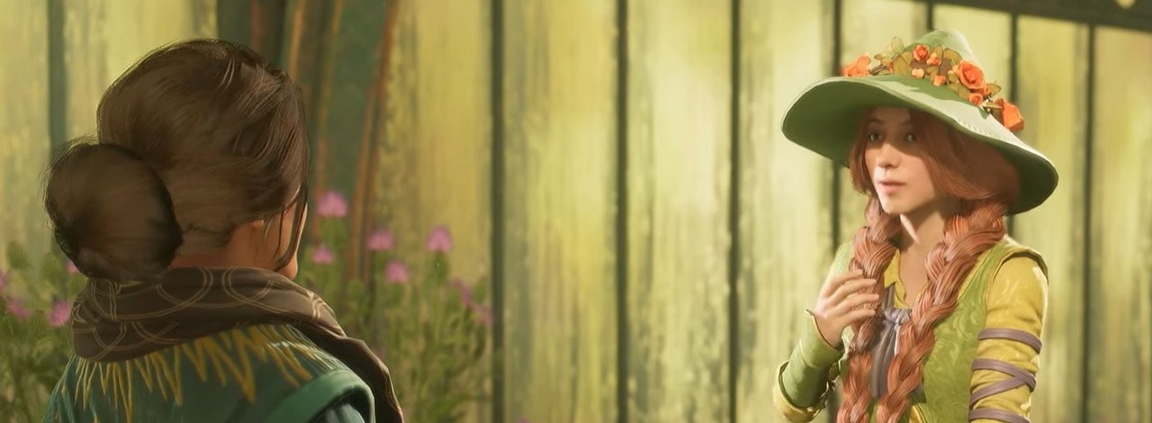 Fani pokochali nauczycielkę z Hogwarts Legacy, cały Internet za nią szaleje, źródło grafiki: https://www.youtube.com/watch?v=eKTb4BIelBs.