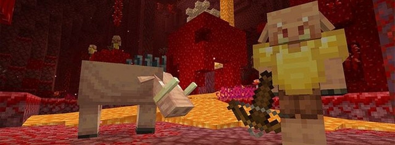 Nether jest pod tym względem taki sam od 12 lat, niektórzy mają go już dość, źródło grafiki: Minecraft, Mojang.