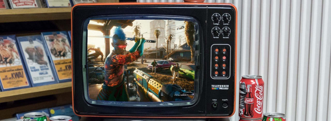 RayTracing Overdrive nie wystarczy do Cyberpunka 2077; do pełni doznań potrzebny jeszcze monitor CRT, źródło grafiki: Unsplash | Senad Palic, CD Projekt RED | Cyberpunk 2077..