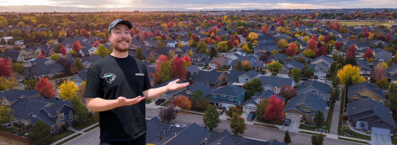 MrBeast ma rozmach. Kupił całe osiedle dla swoich pracowników, źródło grafiki: MrBeast / Instagram / Unsplash.