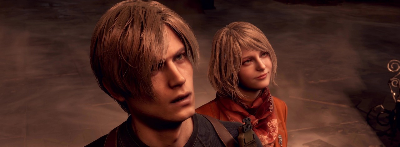 Odpalcie RE4 na monitorze ultrawide, a odkryjecie sztuczkę używaną przez twórców, źródło grafiki: Capcom..