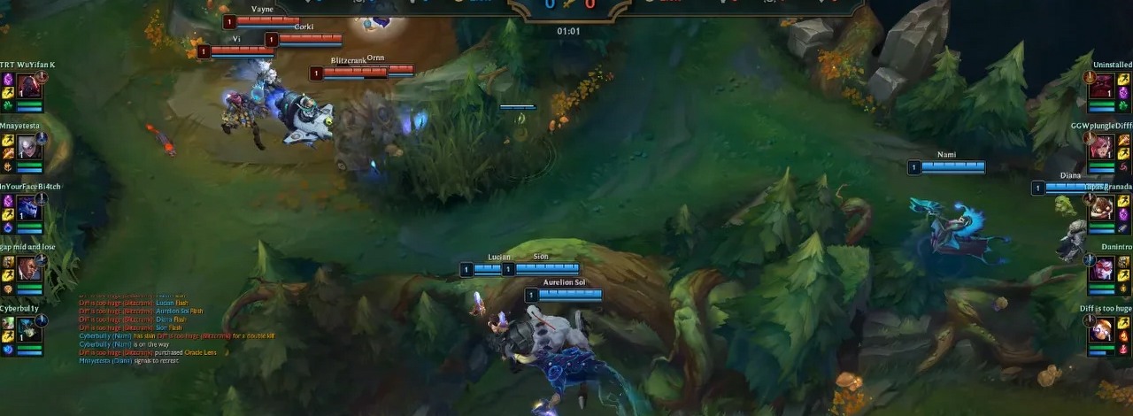 Jak nie robić invade'ów w LoL-u - taka porażka jest aż imponująca, źródło grafiki: Reddit.