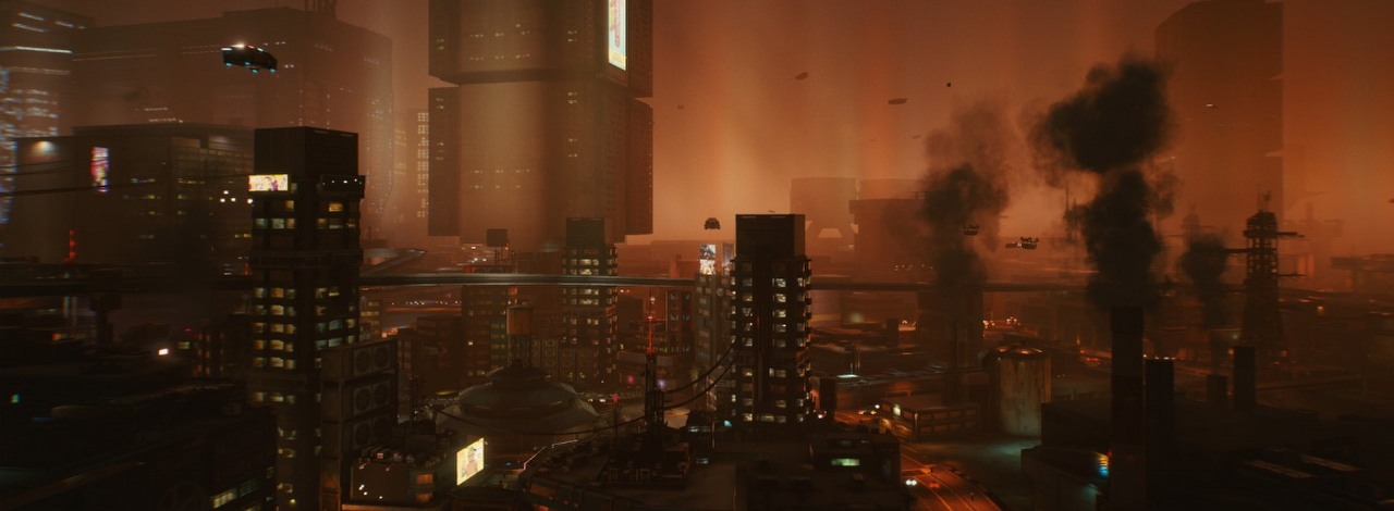 Tajemnicze budowle w Night City pobudzają wyobraźnię, ale nikt nie wie do czego służą, źródło grafiki: cyberpunk.net.