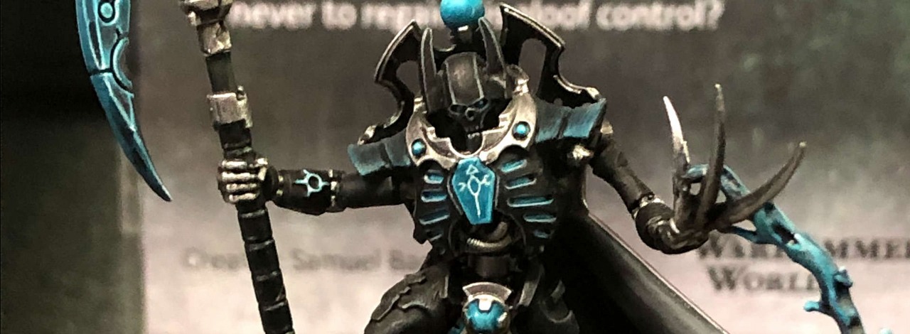 Ciężko chory fan Warhammera 40,000 otrzymał własną dynastię Nekronów, źródło grafiki: Kate Badcock / Wargamer..