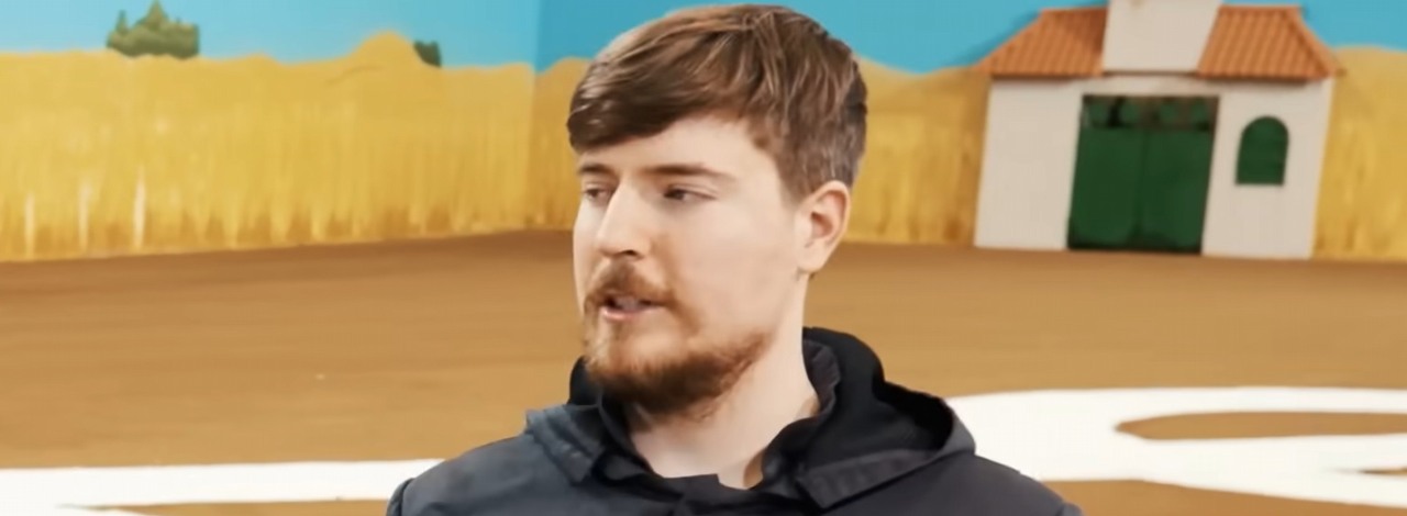 Tiktoker postanowił tatuować sobie pseudonim Mr. Beasta, póki ten się z nim nie spotka, źródło grafiki: Mr. Beast.